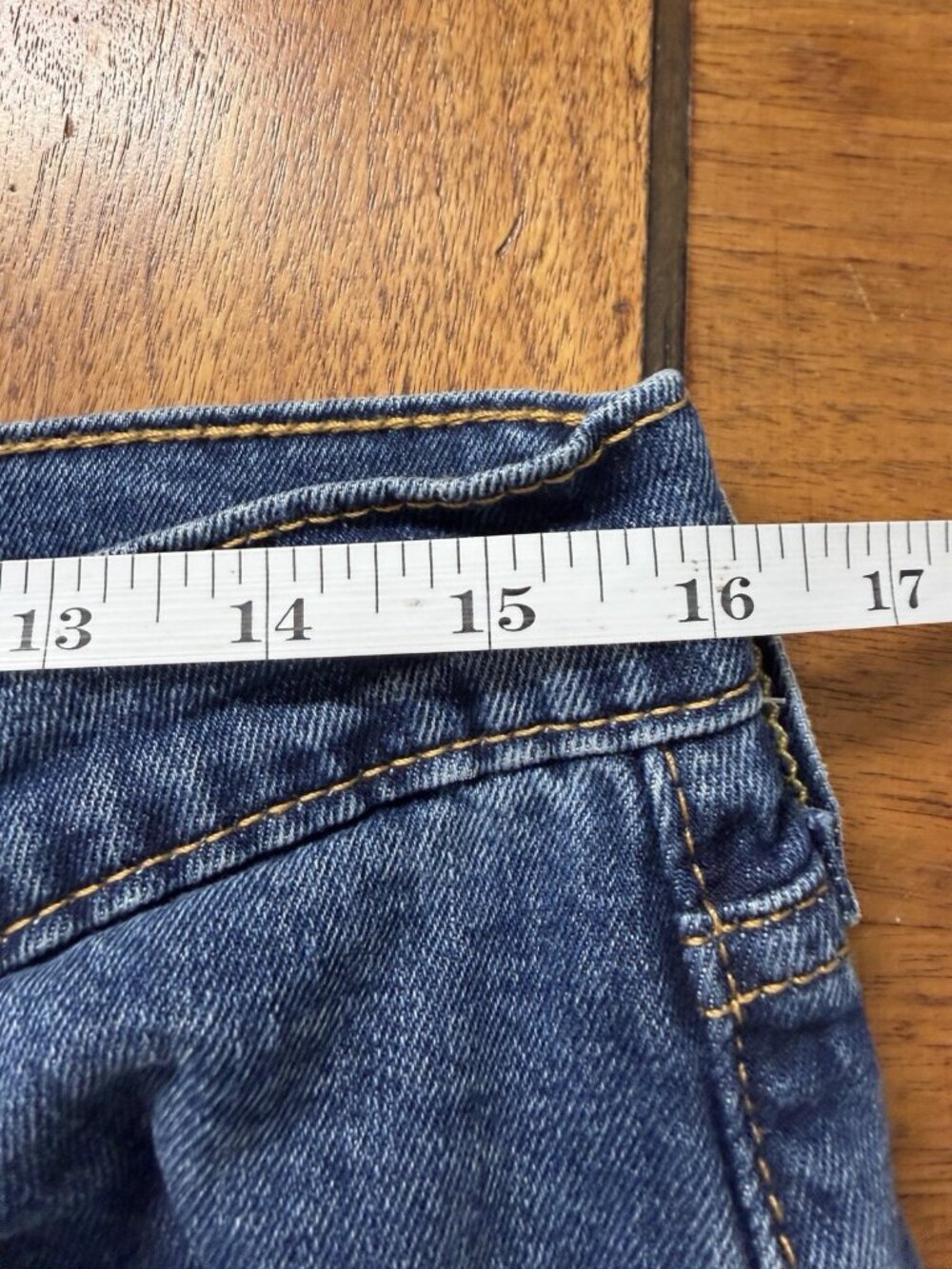 Levis 511 Jeans 34x34 fits 34x33) Men’s Blue Denim Slim Fit Straight Medium Wash - Picture 4 of 6